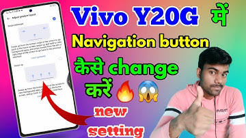 Vivo Y20g Navigation Button Setting | Navigation Button Change Vivo Y20g | Tech Boy Mukesh