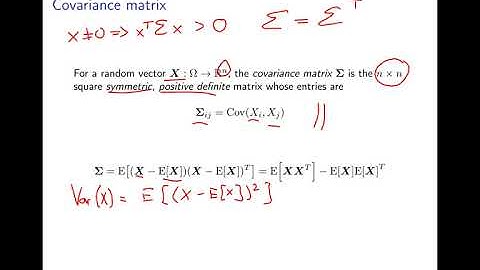 01 Probability Theory, pt  7/7   Multivariate Random Vectors