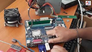 How To Repair Gigabyte Motherboard Ga G41m Combo No Power No Display Bangla Youtube