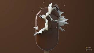Magnum ice cream | tyFlow & PhoenixFD