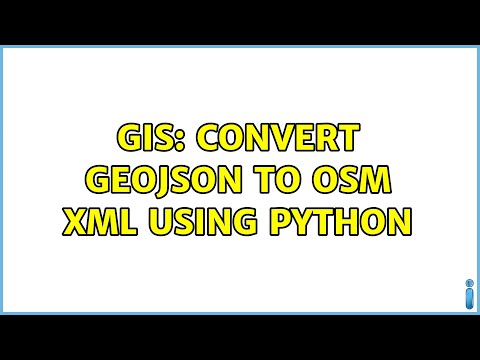 GIS: Convert GeoJSON to OSM XML using Python (2 Solutions!!)