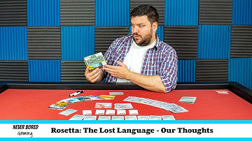 Rosetta: The Lost Language - Our Thoughts (Board Game)