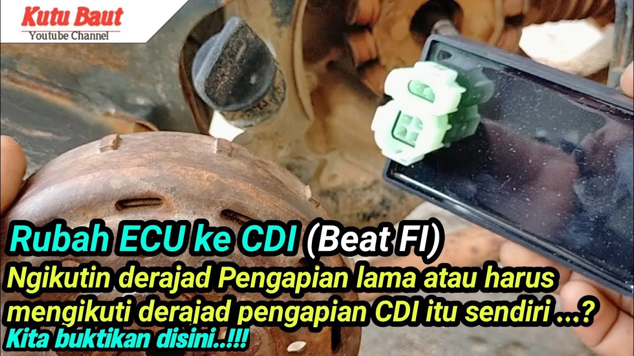 PANDUAN LENGKAP CARA  RUBAH ECU BEAT F1 KE CDI SHOGUN 110 (IMITASI)