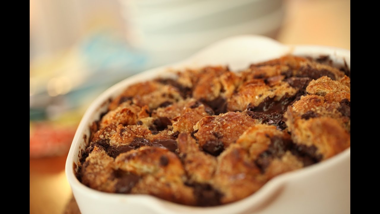 Dark Chocolate Croissant Bread Pudding Kin Community Youtube