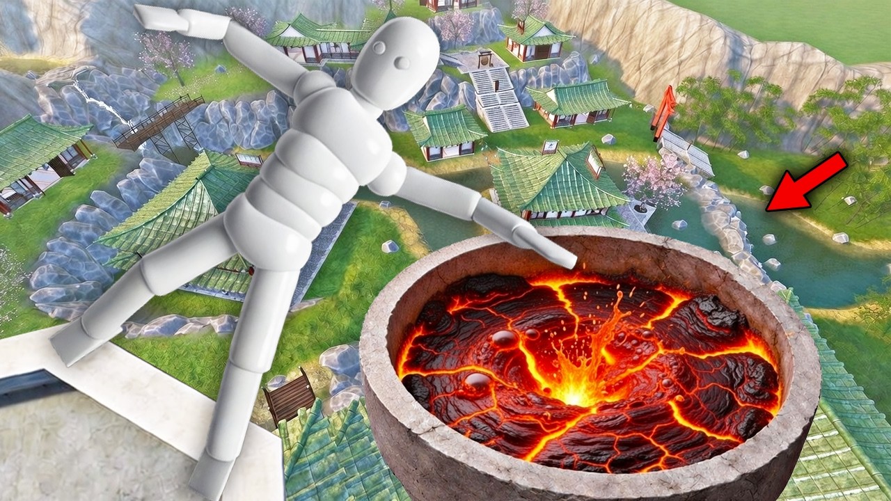 Euphoria Ragdoll Physics Test: The Best NPC Falls! Experiment #6