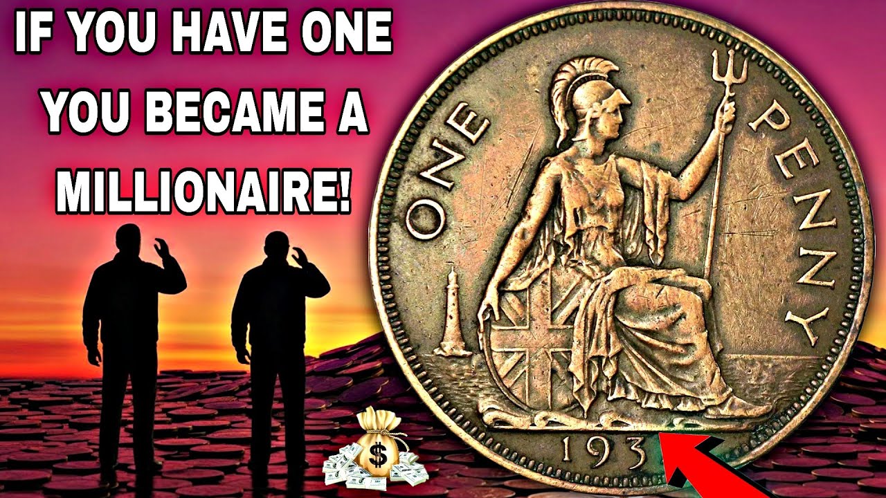 Shocking Value! Top 7 Rare British Pennies Worth a millionaire in Dollars!