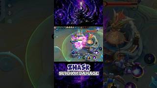 ZHASK SUMMON DAMAGE IS INSANE 😱🔥 | ENEMY TEAM MELTED #Shorts