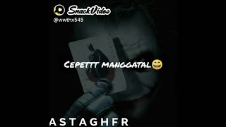 Snack Video StatusWa Selingkuh Pecah Pala kau sayang