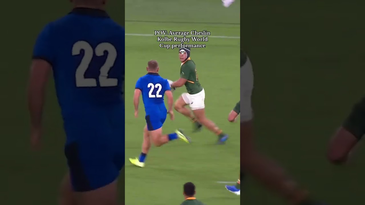 Cheslin Kolbe hits prime every 4 years