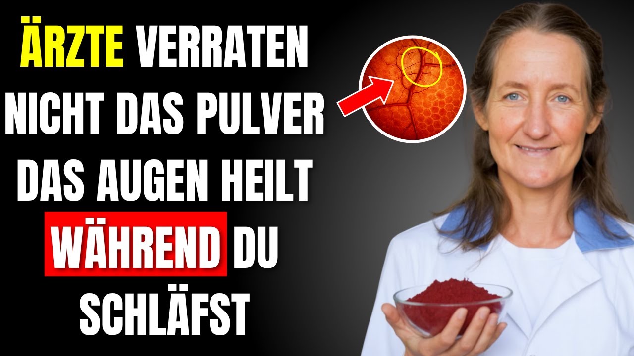 Senioren: Iss DAS Vor dem Schlafengehen für Bessere Augen & Sehschärfe