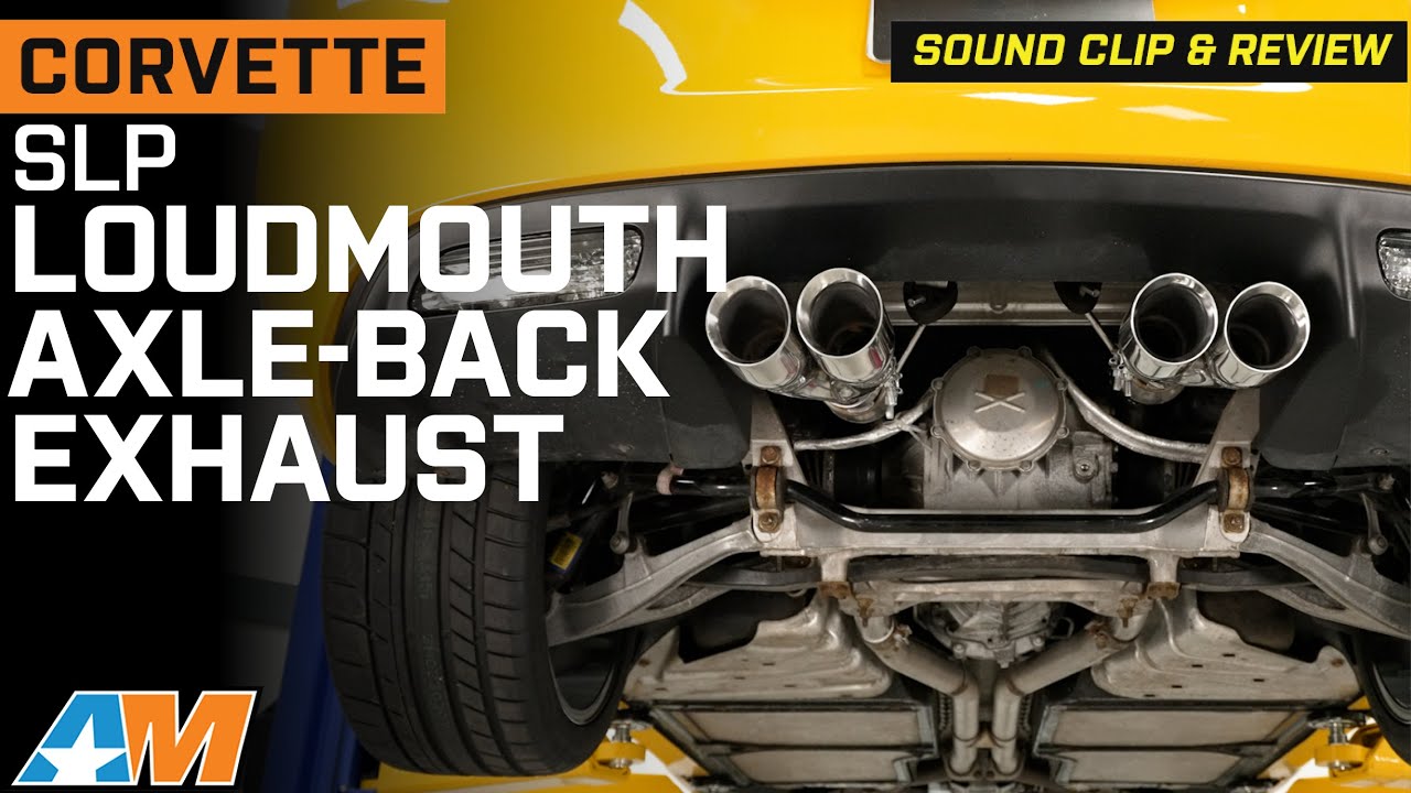 Обзор и аудиоклип выхлопной системы Corvette SLP LoudMouth Axle-Back для автомобилей 2005–2008 годов