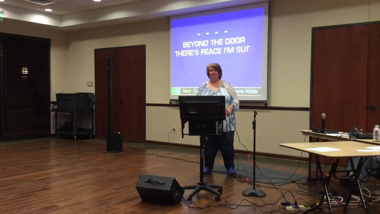 Tracy Mellor live on October 30, 2015 at Sun City karaoke night in Georgetown, TX.