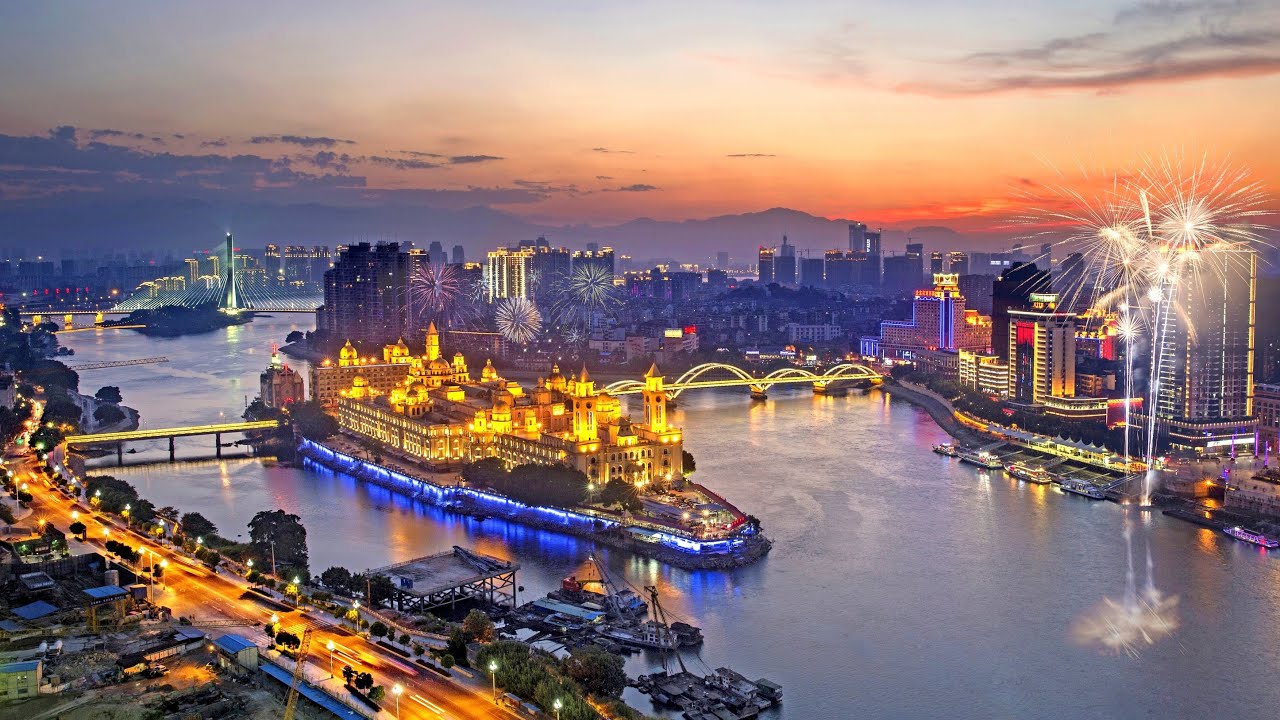 Fuzhou, Fujian, China Walking Tour 1 | Walking Around the World [4K60fps]