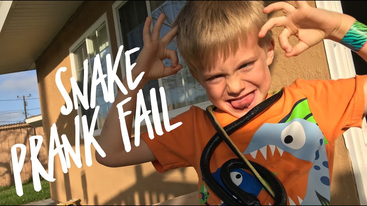 Snake Prank Fail