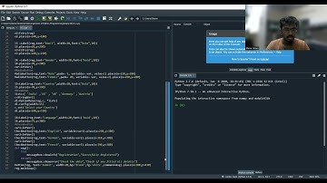 GUI using Tkinter in Python for  creating a Registration Form