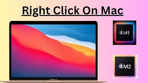How to Right Click On Macbook | Macbook Context Menu