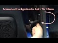 V-Klasse W447 Knacken in der Tür beheben, Türfangband wechseln