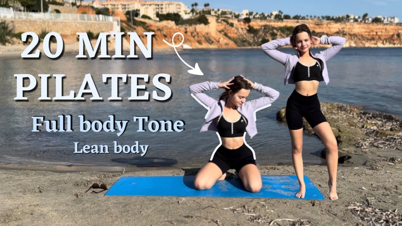 20 min Pilates dla początkujących| Full body w domu | Lean body ✨