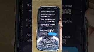 How to check iPhone real battery health and cycle count by using shortcut #shorts #iphone #tech