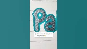Comment your name I am waiting #Palak #thependream #calligraphy #trending #viralshorts