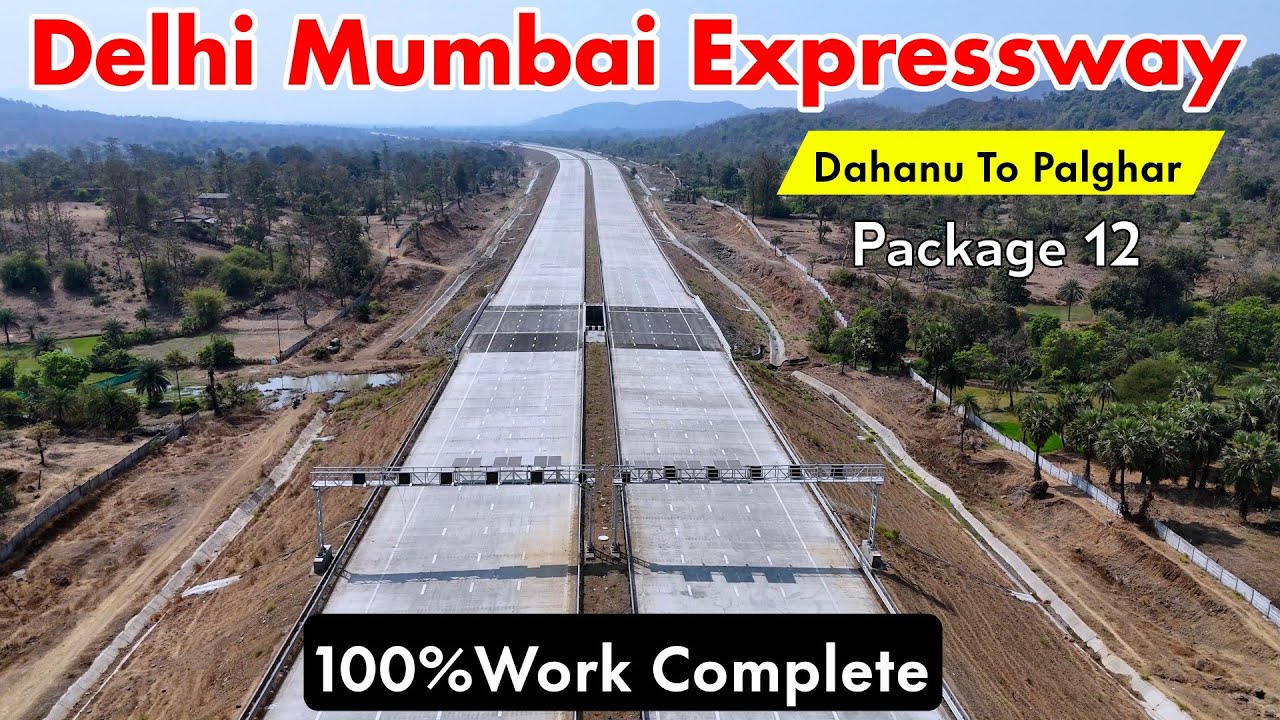 Dahanu To Palghar Update | Delhi Mumbai Expressway Package 12 Maharashtra #4k 