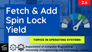 Spin Lock Fetch And Add In Operating System Urdu Hindi Performance Starvation Yield