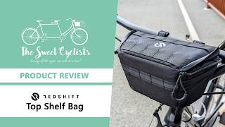 Redshift Top Shelf Bike Handlebar Bag Review - feat Magnetic Lid + Internal Pockets #cycling