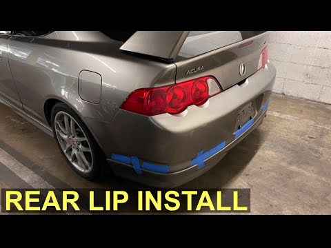 Acura RSX | DC5 Type R Lip Install - YouTube