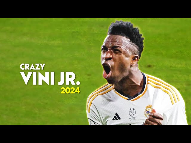 Vinicius Junior 2024 🔥 Crazy Skills u0026 Goals, Assists class=
