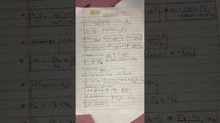 formula sheet solution chapter neet #formulasheet #pw #pwians #solution #physicalchemistry