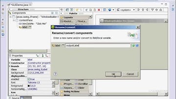 Create JFrame with WindowBuilder Pro