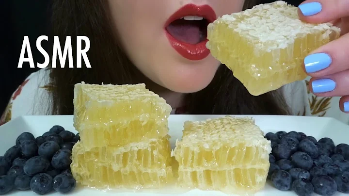 ASMR Honeycomb | Relaxing Sticky Eating Sounds [No Talking]