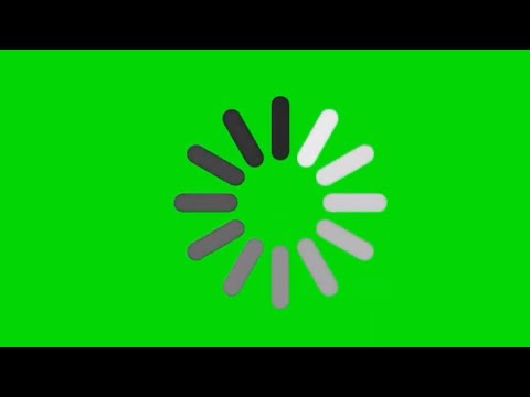 LOADING LOST CONNECTION GREEN SCREEN WITH SOUND EFFECT