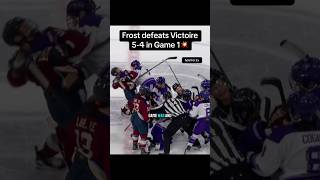 Minnesota Frost defeats Montreal Victoire 5-4 in Game 1💥THIS GAME WAS SO CRAZY 😭 #PWHL