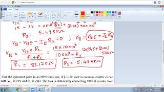 Problems on Transistor Biasing Part -3