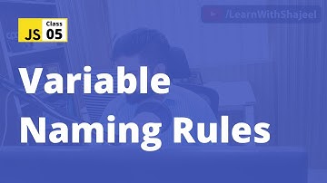 JavaScript Variable Naming Rules