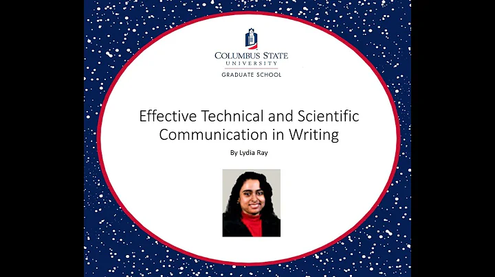 Technical Writing for the Stem Fields, Dr. Lydia Ray