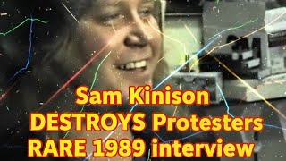 Sam Kinison DESTROYS Protesters in 1 Min! RARE 1989 Interview