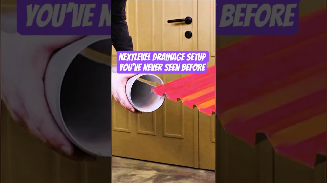 Gutter Installation Hack from Inside the Pipe? Genius DIY Trick