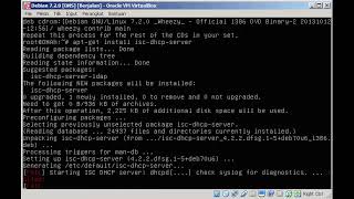 Install   Konfigurasi DHCP Server - Debian 7