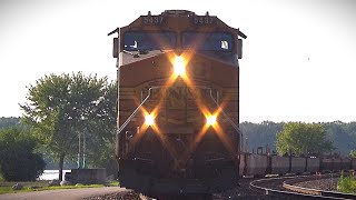 (HD, 60FPS) BNSF Empty Intermodal