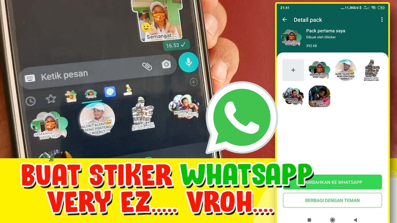 Cara Buat Stiker Whatsapp sendiri menggunakan iStiker 