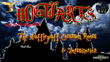 Lets Build Hogwarts in Minecraft Tutorials Part 12. Hufflepuff Common Room and Dormitories Part 1