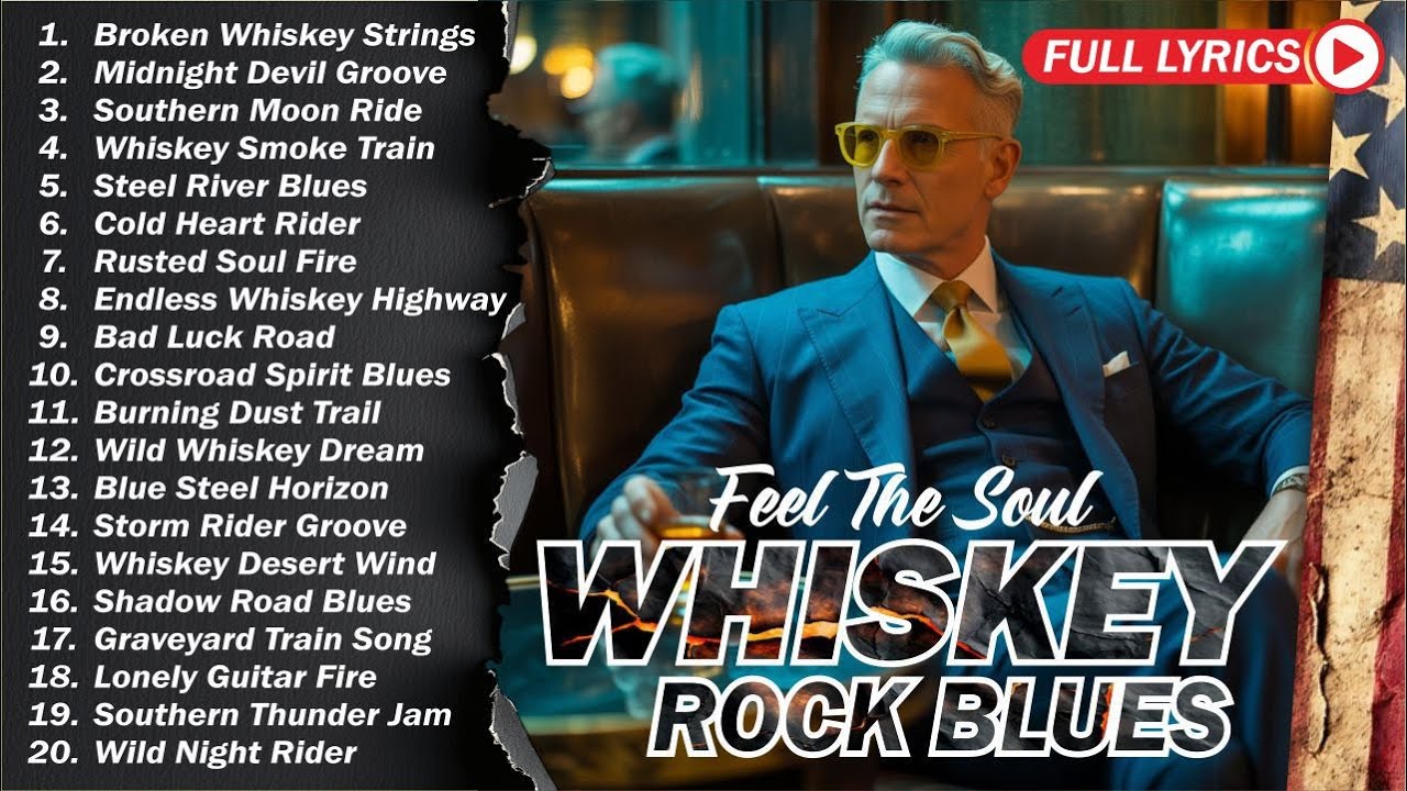 Best of Blues Rock - Emotional Soulful Guitar & Soothing Blues Melodies for Relaxing | 24/7 Stream