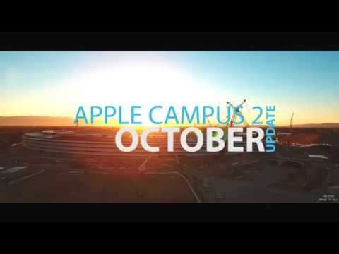 AERIAL TOUR OF APPLE CAMPUS 2||OCTOBER UPDATE