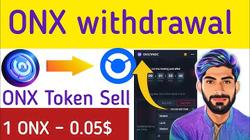 Sell $ONX Token in Onus Exchange |How to Sell ONX Token in Onus | ONX nomanbhattitech