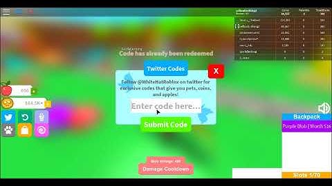 ALL CODES IN BLOB SIMULATOR (roblox fun*