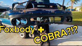 Foxbody Mustang To 0304 Cobra Bumper Conversion Swap