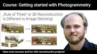 3D Reconstruction Versus Stitching, Rule Of Three, Principles of Photogrammetry Easy Explained