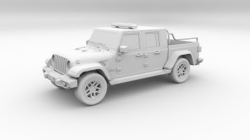 Maya - Jeep Gladiator model: the Nigeria Police Force.